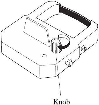 Seiko QR-395 Time Clock (install ribbon cartridge - step 3)