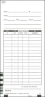 Lathem E7 Two-Sided Payroll/Job Costing Time Cards (box of 1000)