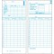 Kings Power KP-210M Monthly Payroll Time Cards (box of 1000)