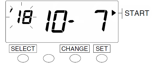 Seiko QR-350 Time Clock (delete daylight saving - step 3)