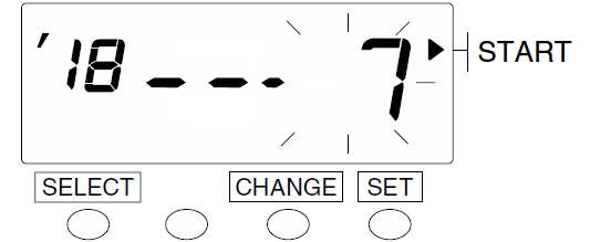Seiko QR-350 Time Clock (delete daylight saving - step 5)