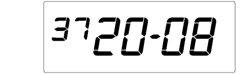 Seiko QR-375 Time Clock (reset screen)
