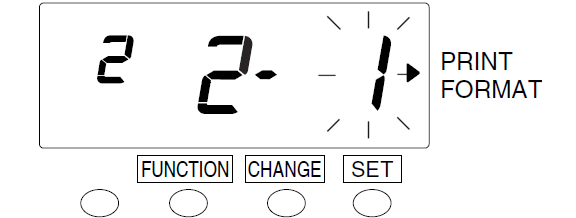 Seiko QR-395 Time Clock (change print format - step 6)