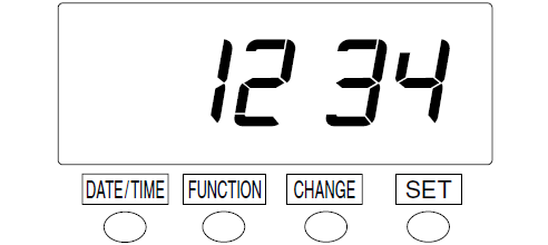 Seiko QR-395 Time Clock (change password - step 5a)