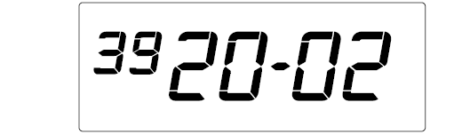 Seiko QR-395 Time Clock (reset screen)