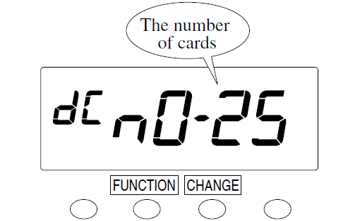 Seiko QR-395 Time Clock (perform a card reset - step 3)