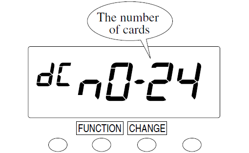 Seiko QR-395 Time Clock (perform a card reset - step 5)