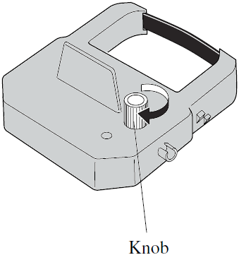 Seiko TP-5 Time Clock (install ribbon cartridge - step 3)