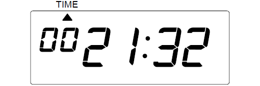 Seiko Z120 Time Clock (change display hours - step 7)