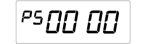Seiko Z120 Time Clock (set password - step 5)