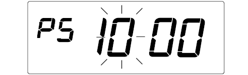 Seiko Z120 Time Clock (set password - step 7)