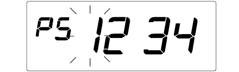 Seiko Z120 Time Clock (change password - step 11)