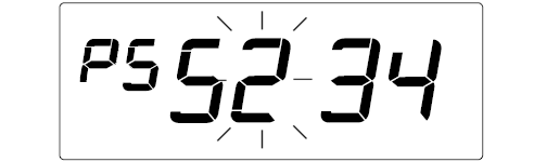 Seiko Z120 Time Clock (change password - step 12)
