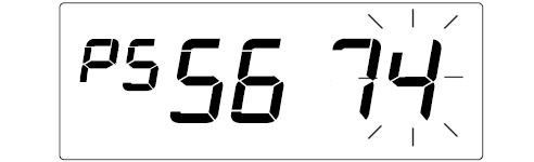 Seiko Z120 Time Clock (change password - step 14)