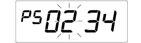 Seiko Z120 Time Clock (delete password - step 12)